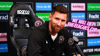 Lionel Messi's First Inter Miami Press Conference