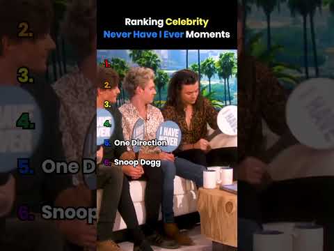 Ranking Celebrity Never Have I Ever Moments