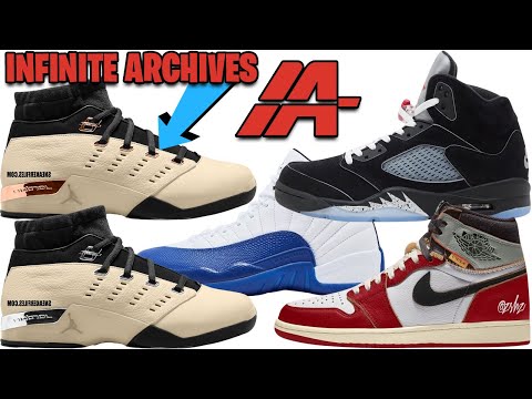 INFINITE ARCHIVES AIR JORDAN 17 LOW 2025, JORDAN 5 BLACK METALLIC REIMAGINED, AJ 12 BLUEBERRY + MORE