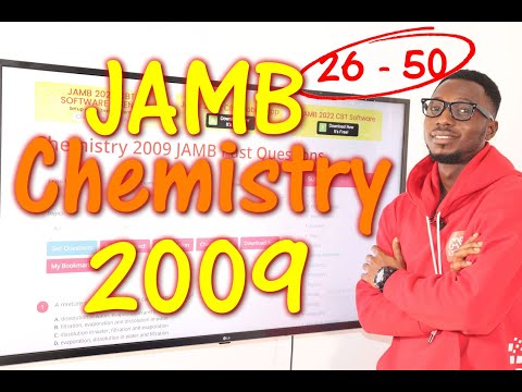 JAMB CBT Chemistry 2009 Past Questions 26 - 50