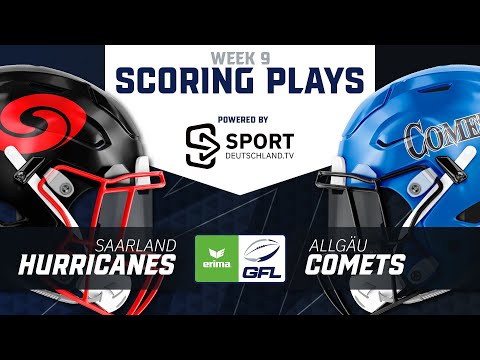 Saarland Hurricanes vs. Allgäu Comets | Highlights - ERIMA GFL, Week 9 | SDTV Football