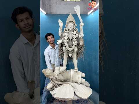 Jai Mahakali🔱❤️ | How to make Kali idols made of clay #Kali_Mata #Making_Kali_mata #clay_kali_idol