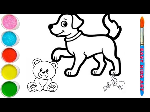 How to Draw an Ant, Dog & Teddy Bear – Step-by-Step for Kids!