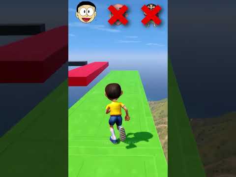 GTA V Dangerous Stunt On Mount Chili episode 2 #shortsvideo Who is The Real Lucky Super hero?