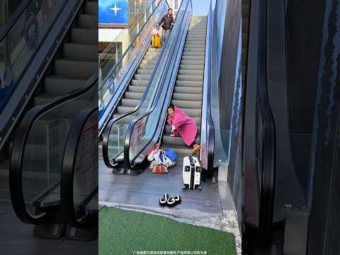 الفتاة الشجاعة جمعت كل أغراضي في حقيبة واحدة😱🤩!!#shorts