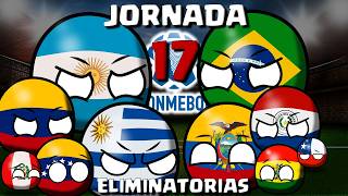 JORNADA 17  Eliminatorias CONMEBOL - MUNDIAL 2026  #countryballs