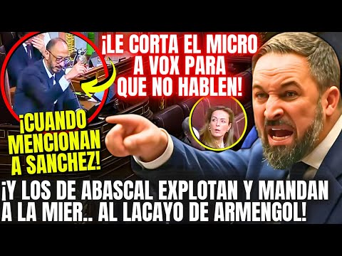 Así responde VOX al LACAYO de ARMENGOL🔥POR CORTARLES EL MICRO TRAS REVELAR UN ESCÁNDALO DE SANCHEZ🔥