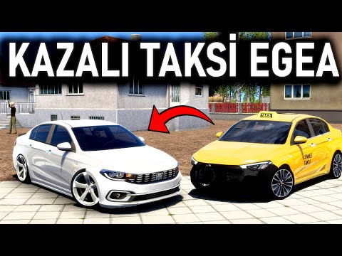 KAZALI TAKSİ ÇIKMASI EGEA ALIP MODİFİYE ETTİK ! ETS 2 MOD Logitech G29