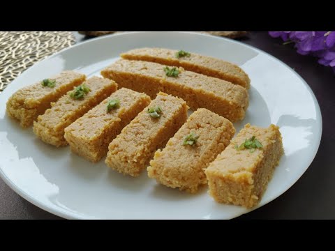 सिर्फ दूध और चीनी से दानेदार मिल्क केक | Milk Cake Recipe |  Milk Cake Kalakand Recipe