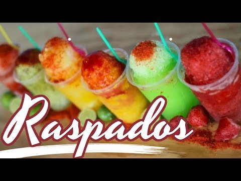 🍨 Como hacer jarabes o mieles para raspados receta | GRANIZADOS, Sorbetes CASEROS en MINUTOS