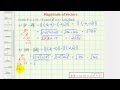 Vector Magnitudes and Simplifying Square Roots