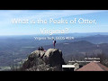 Blue Ridge Escarpment and Peaks of Otter