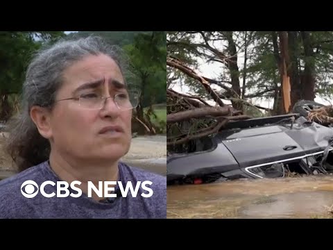 YouTube video thumbnail: Survivors Describe Catastrophic Texas Flooding, Ask "How Are We Going to Move Forward?"