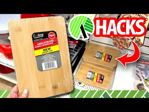 ✨GRAB $1 Wood Cutting Boards from Dollar Tree for these GENIUS NEW HACKS & DIYs!