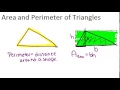 Triangle Properties and Area Concepts