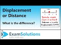 Displacement and Distance in Motion