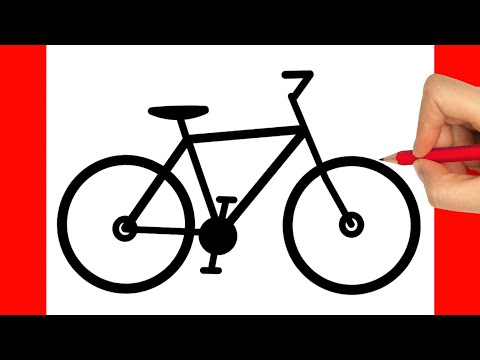 CÓMO DIBUJAR UNA BICICLETA