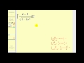 Integration Techniques and Substitutions