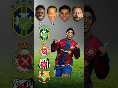 Vinicius, Ronaldinho, Rodrygo, Neymar Challenge #pesmobile #football #pesmobileبيس #messi #drpesmobi