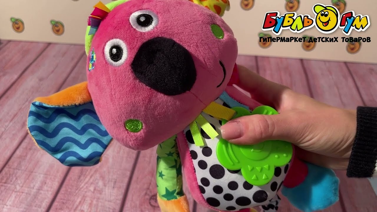 Игрушка-подвеска Мышка со звуковыми эффектами - видео