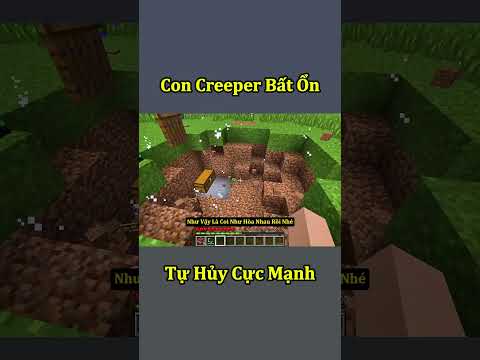 Con Creeper Bất Ổn Nhất Minecraft 🤣 #shorts