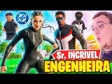 Skins do Novo Filme do Superman! Sr. Incrível e Engenheira DC no Fortnite! 🔥