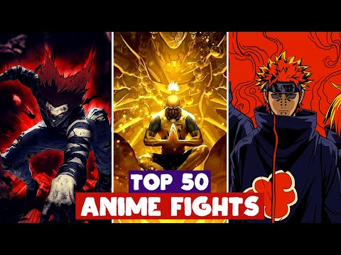 TOP 50 Most Watched Anime Fights on YouTube