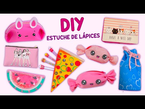 12 IDEAS DE ESTUCHE LÁPICES QUE TE ENCANTARÁN - LINDA Y FÁCIL