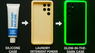 How I Made a Glow-in-the-Dark Phone Case Using Laundry Powder!