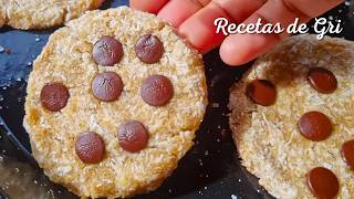 COOKIES de QUINOA Sin Azúcar y Sin Gluten - Galletas Saludables con 3 Ingredientes - Recetas de Gri