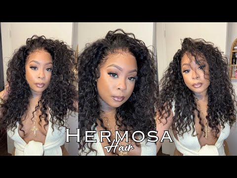 WOW HD GLUELESS INSTALL | Most Natural Hairline | Beginner Friendly Wavy Wig | HERMOSA HAIR