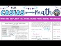 Writing Exponential Functions from Real World Scenarios