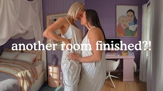 WE FINISHED OUR LAVENDER HAZE GUEST ROOM?! it’s time for another renovation vlog🏡👩🏻‍🤝‍👩🏼