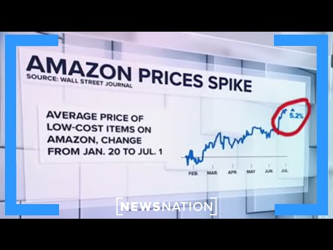 YouTube video thumbnail: Amazon Has Been Quietly Raising Prices on Everyday Items: Report