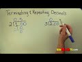 Exploring Terminating and Repeating Decimals