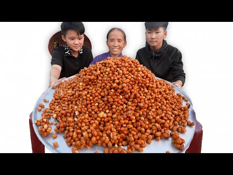 Bà Tân Vlog - Lần Đầu Làm Mâm Đậu Phộng Khổng Lồ Đãi Cả Làng