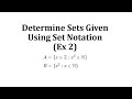 Understanding Sets and Numbers