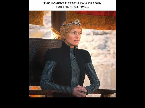 The moment Cersei saw a dragon for the first timeโฆ๐ฐ๐| @Valyrian-Tales