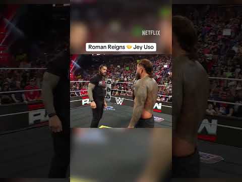 Roman Reigns 🤝 Jey Uso #WWERaw #WWEonNetflix #RomanReigns #JeyUso