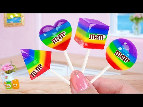 Amazing Rainbow Jelly Making 💕Best of Miniature Rainbow Jelly Cake Decorating💕Mini Cakes