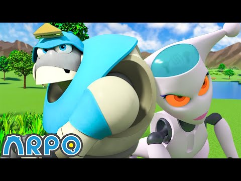 Robo Daycare - Battle Of The Bots | ARPO | Educational Kids Videos | Moonbug Kids