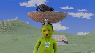 Nagin Ke Bete Ki Kand || नागिन के बेटे की कांड चुड़ैल के साथ #cartoon