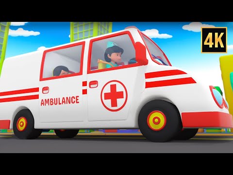 Wheels on the Ambulance + More Vehicle Rhymes & Kids Songs