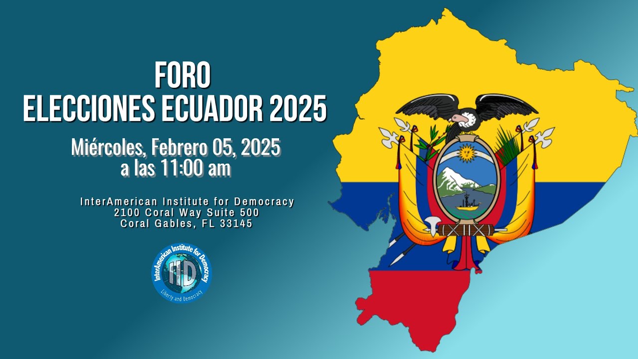 Foro “Elecciones Ecuador 2025”