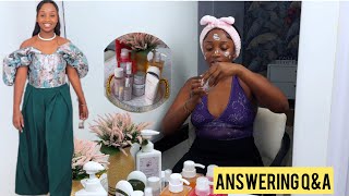 I Took A Loan To Start My Business 🥺||Answering Q&A As I Do My Skincare Routine 