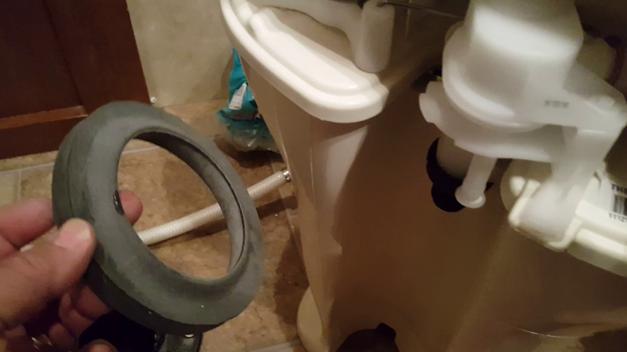 Rv toilet leaking at foot pedal