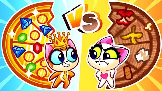 Rich VS Poor Pizza 🍕💎 Kids Cartoons and Nursery Rhymes by Toony Friends TV