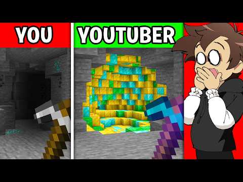 How DIFFERENT YOUTUBERS Play Minecraft!