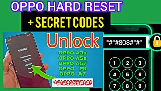 Oppo Hard Reset & Secret Codes (2025) | Factory Reset + Hidden Engineering Menu Guide