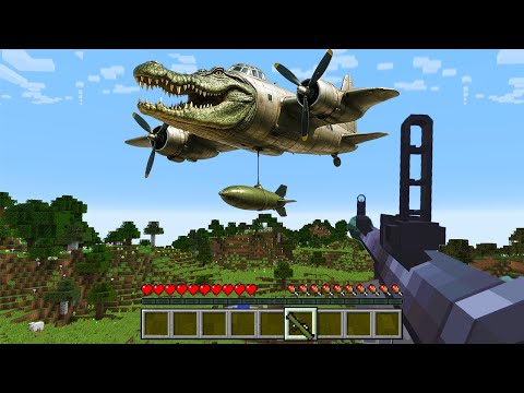 HUNTING on Bombardilo Crocodilo Italian Brainrot -  Minecraft Gameplay Meme